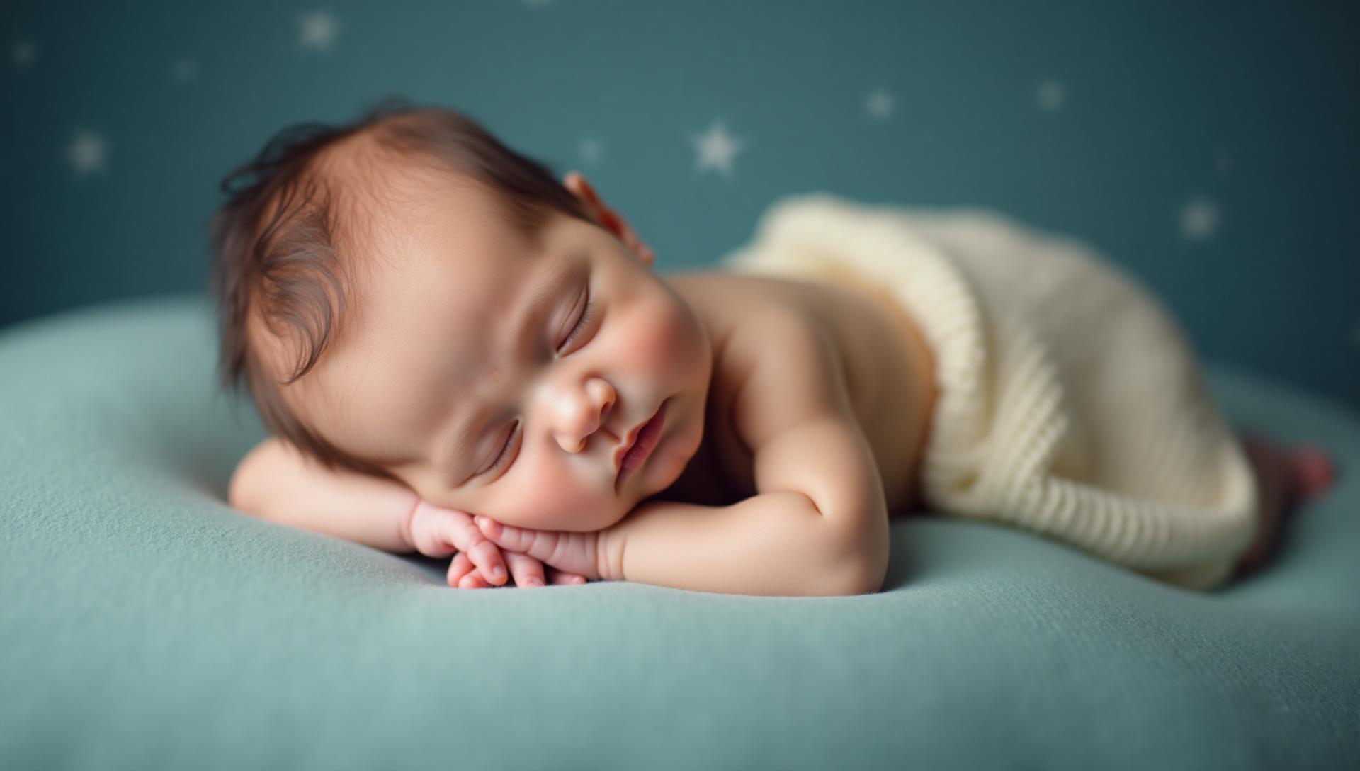 Bebê dormindo tranquilamente